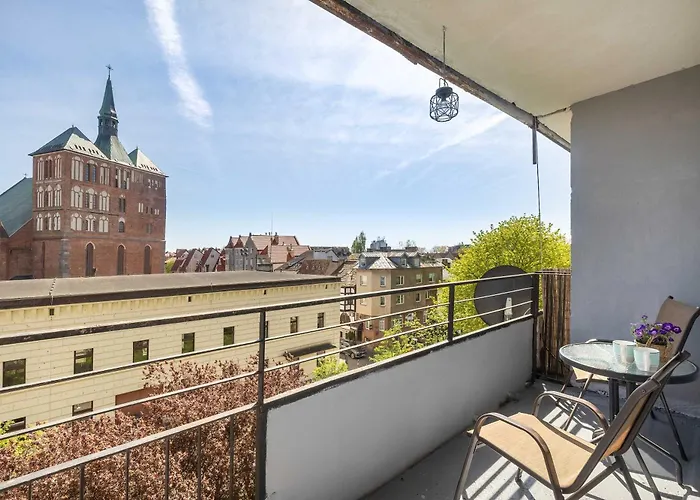 Jasny Apartament Z Balkonem By Noclegi Renters Lägenhet